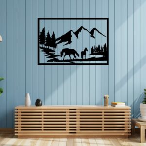 KRAJOBRAZ GÓRY DEKORACJA PANEL ŚCIENNY NAKLEJKA OBRAZ