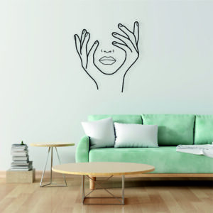 OBRAZ AŻUROWY DEKORACJA KOBIETA PANEL ŚCIENNY