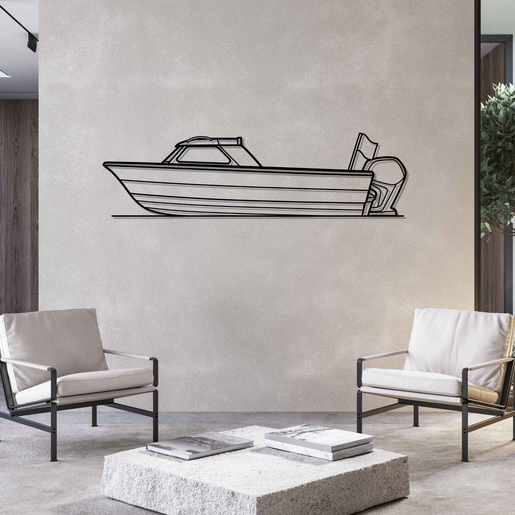 DEKORACJA ścienna Obraz BOAT MODEL 17