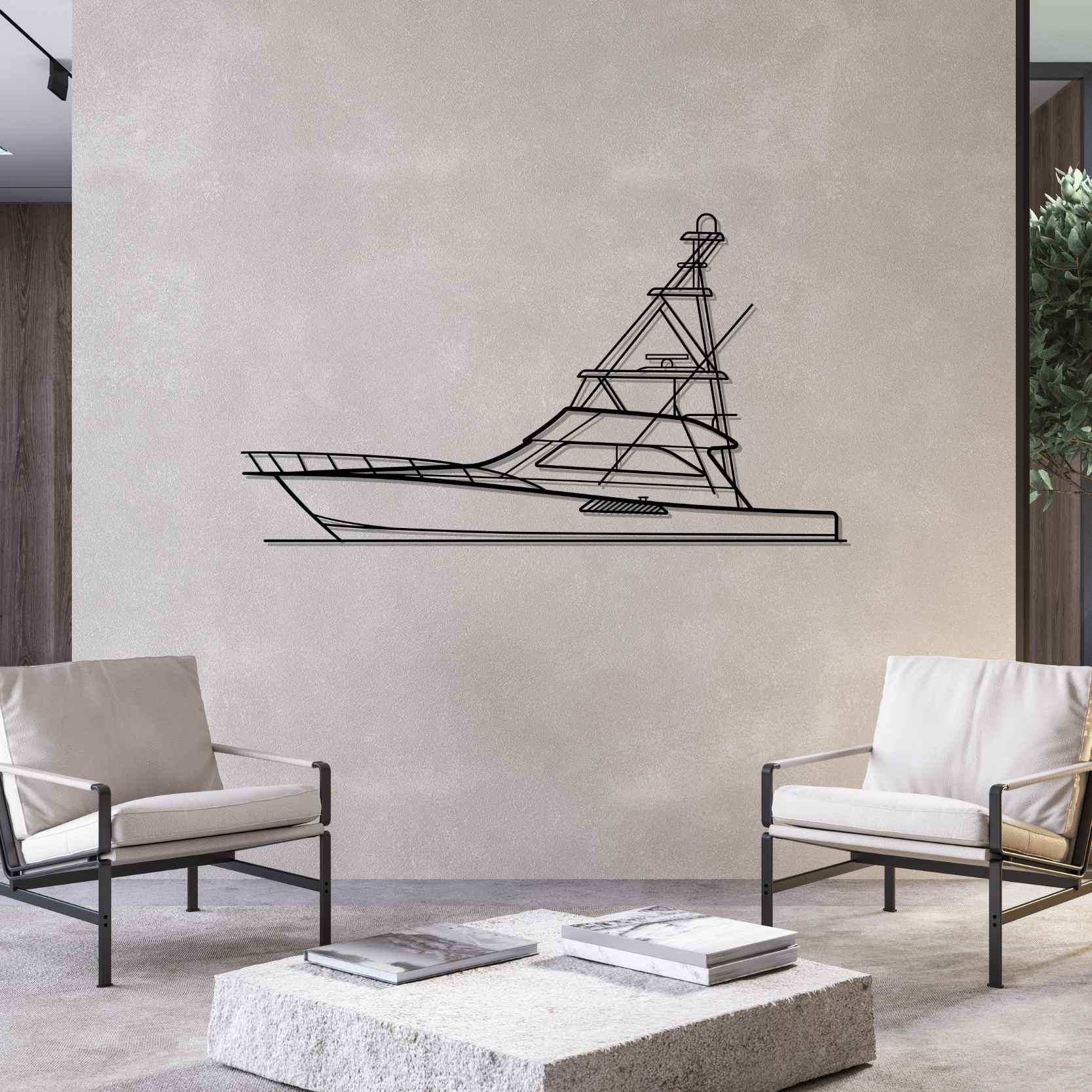 DEKORACJA ścienna Obraz BOAT MODEL 61