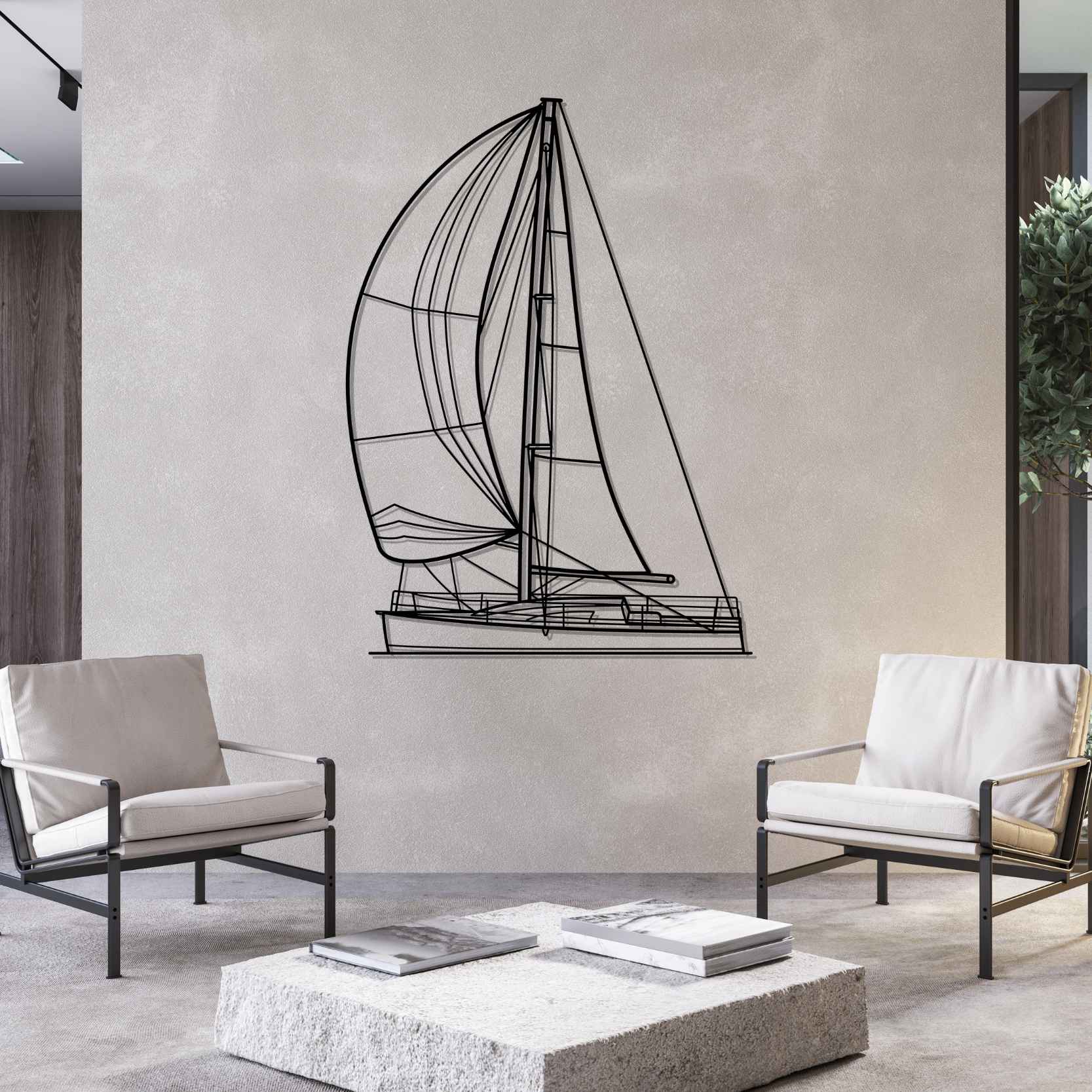 DEKORACJA ścienna Obraz SAILBOAT MODEL 10 FRONT