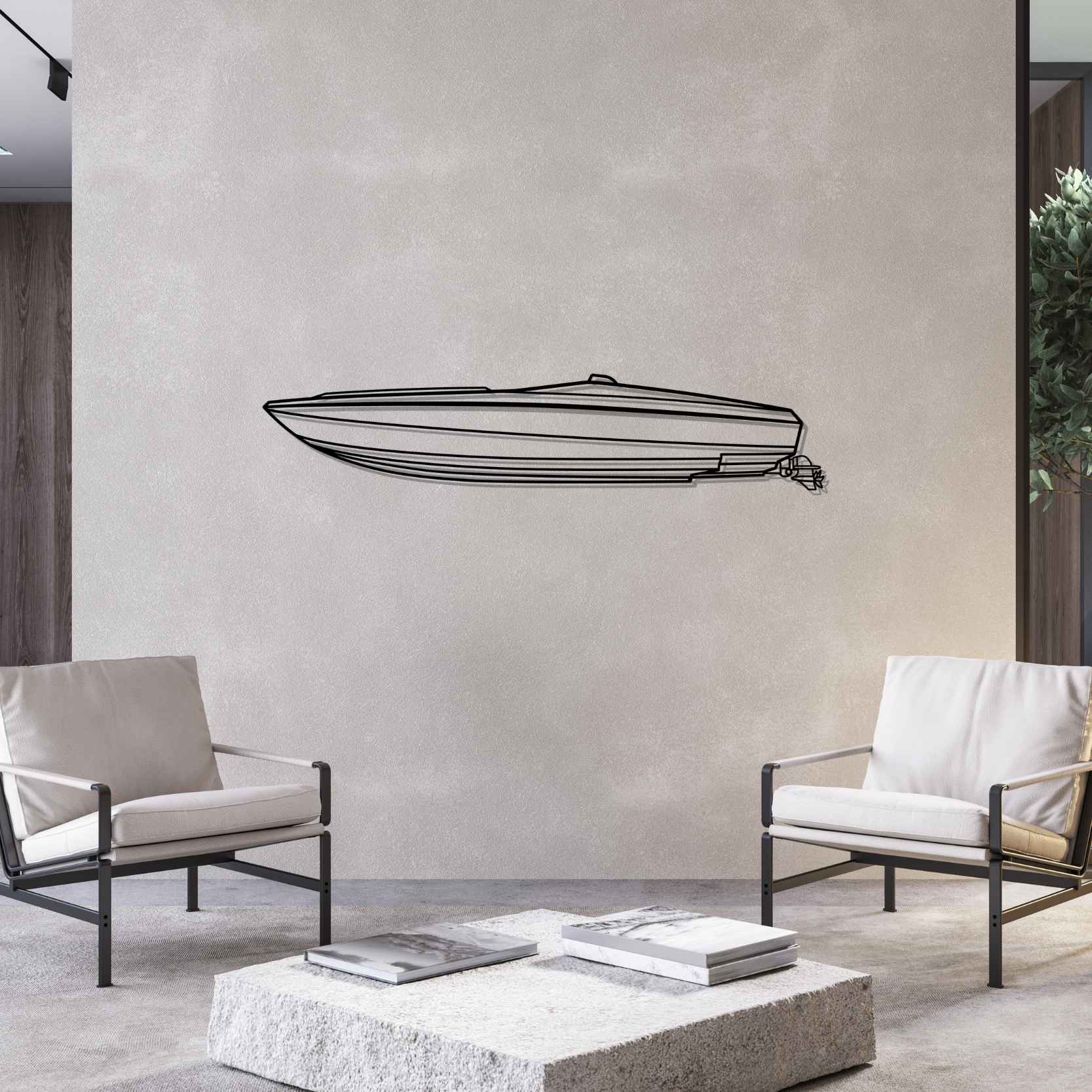 DEKORACJA ścienna Obraz BOAT MODEL 37