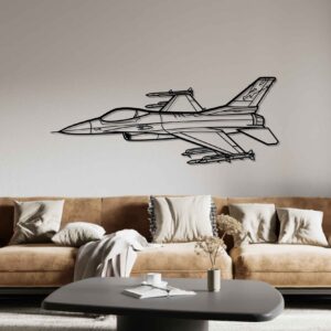 DEKORACJA ścienna Obraz F-16C Fighting Falcon Angle