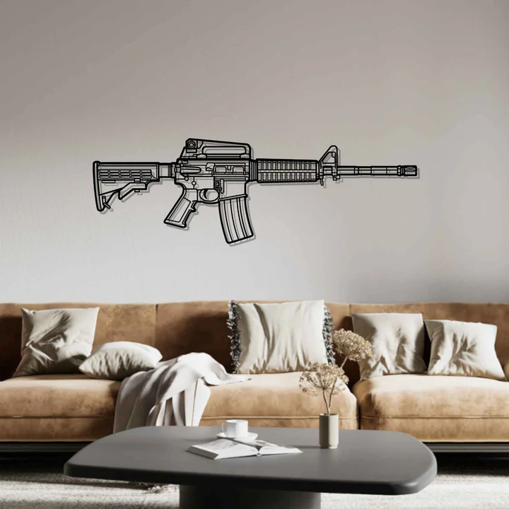 DEKORACJA ścienna Obraz M4A1