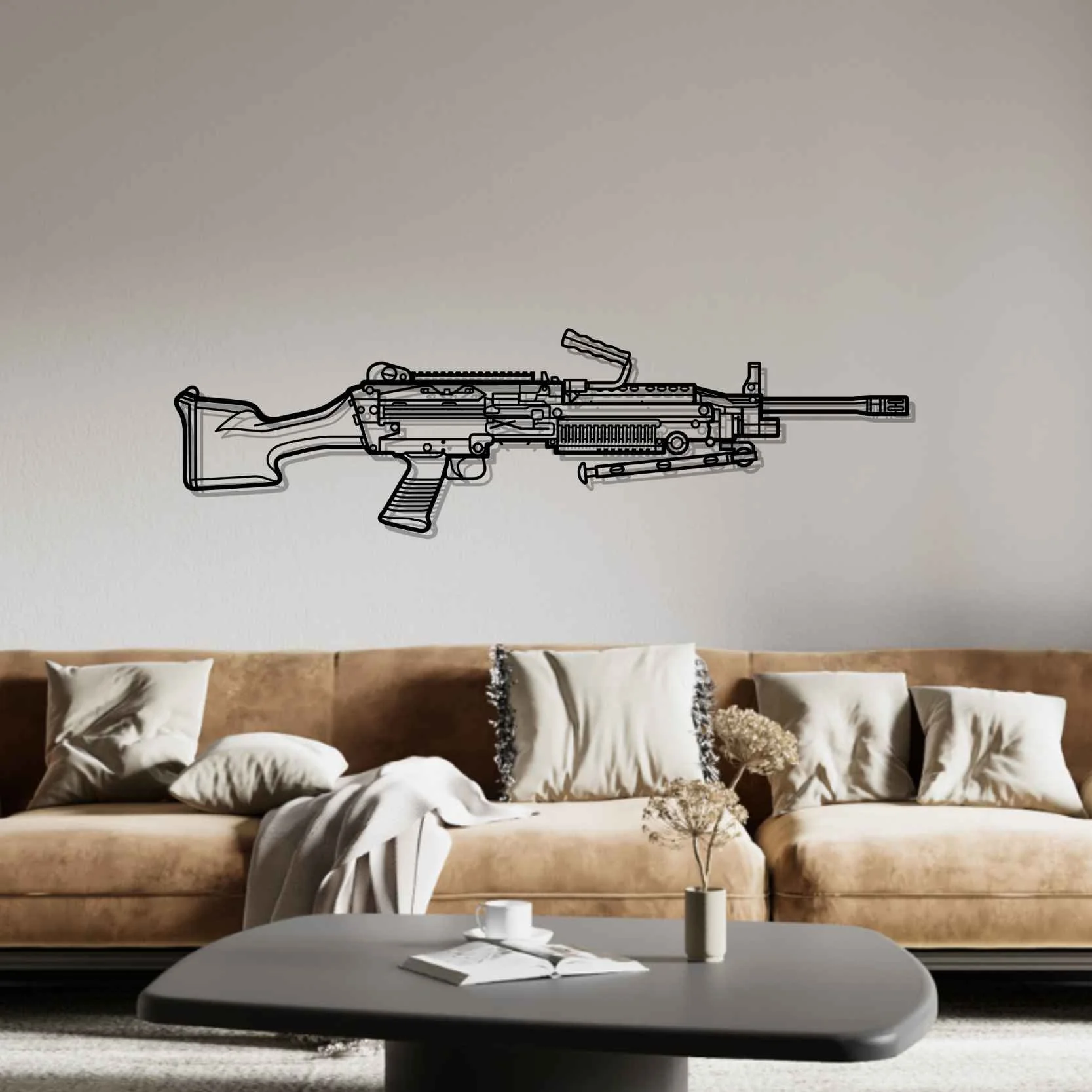 DEKORACJA ścienna Obraz Model M249 SAW