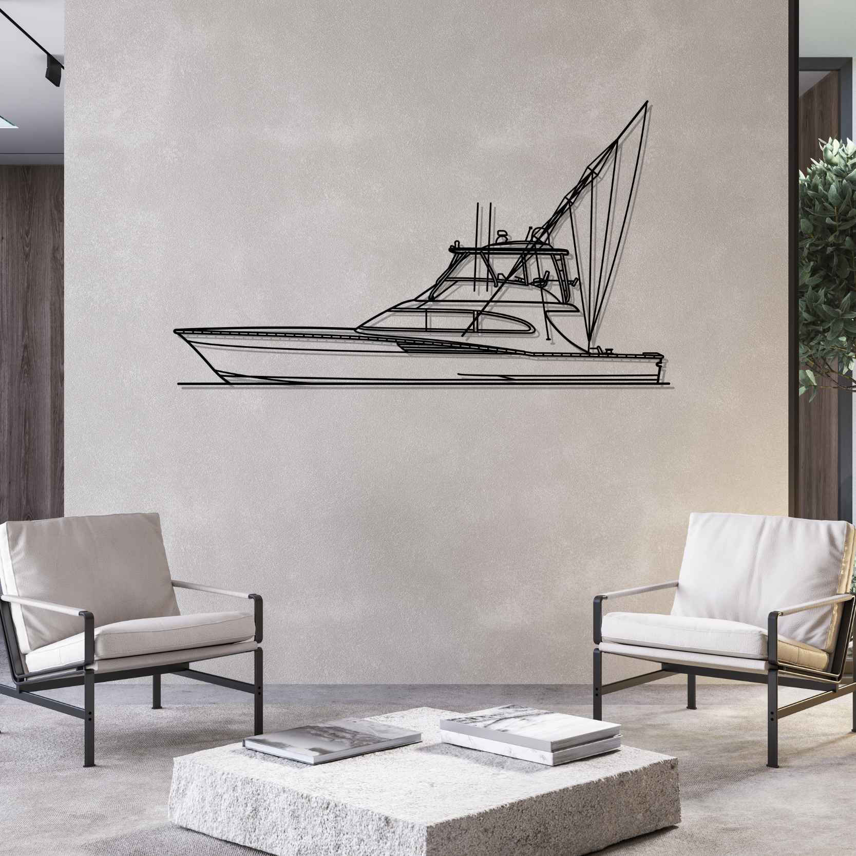 DEKORACJA ścienna Obraz BOAT MODEL 62