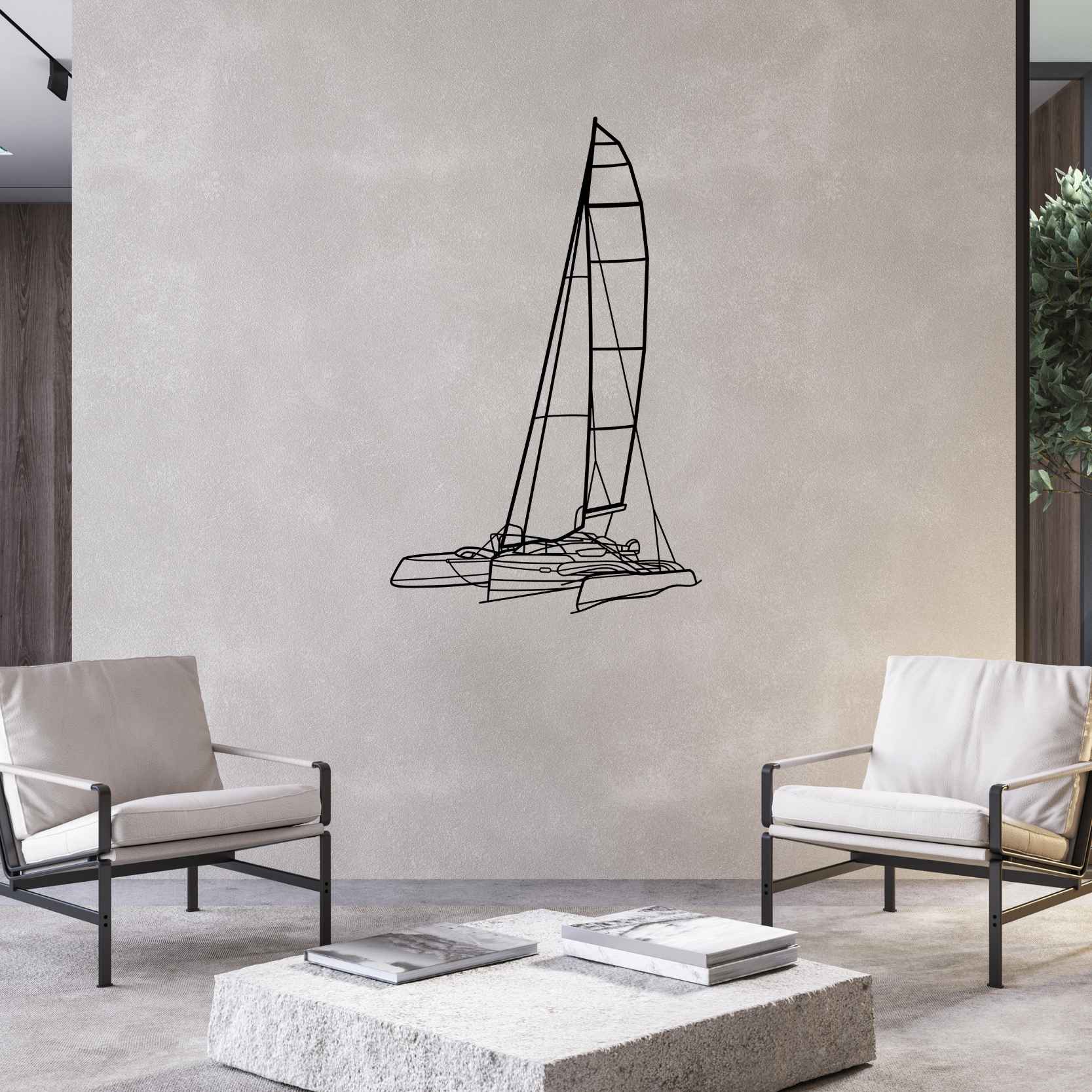 DEKORACJA ścienna Obraz SAILBOAT MODEL 28 ANGLE