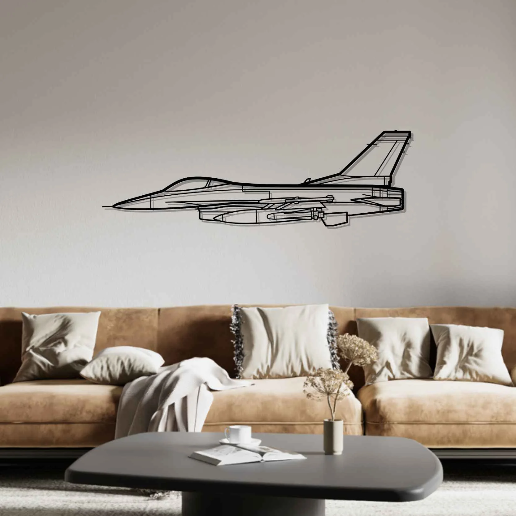 DEKORACJA ścienna Obraz F16 Falcon