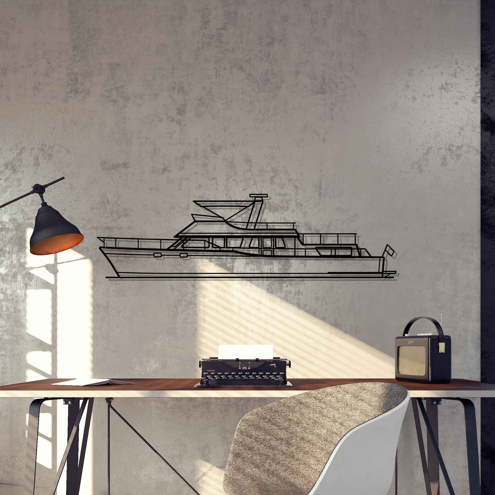 DEKORACJA ścienna Obraz SHIP MODEL 48