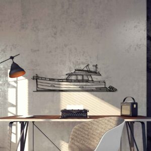DEKORACJA ścienna Obraz BOAT MODEL MENORQUIN 54