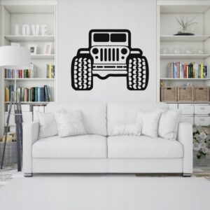 JEEP OFF ROAD DEKORACJA PANEL ŚCIENNY NAKLEJKA OBRAZ