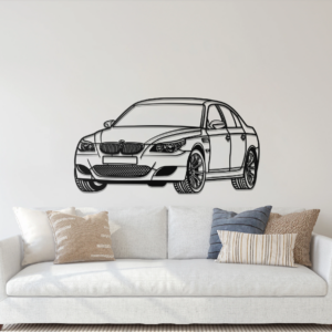 DEKORACJA ścienna Obraz Samochód BMW 2005 E60 M5 PERSPECTIVE