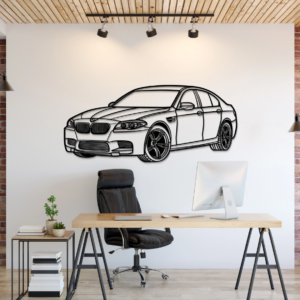 DEKORACJA ścienna Obraz Samochód BMW 2012 F10 M5 PERSPECTIVE