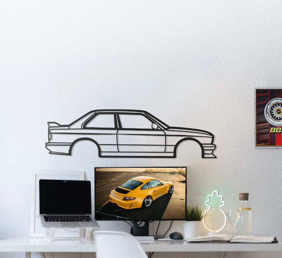 DEKORACJA ścienna Obraz Samochód BMW E30 M3