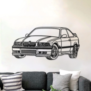 DEKORACJA ścienna Obraz Samochód BMW E36 PERSPECTIVE
