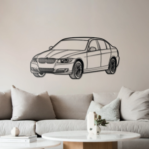 DEKORACJA ścienna Obraz Samochód BMW E90 PERSPECTIVE