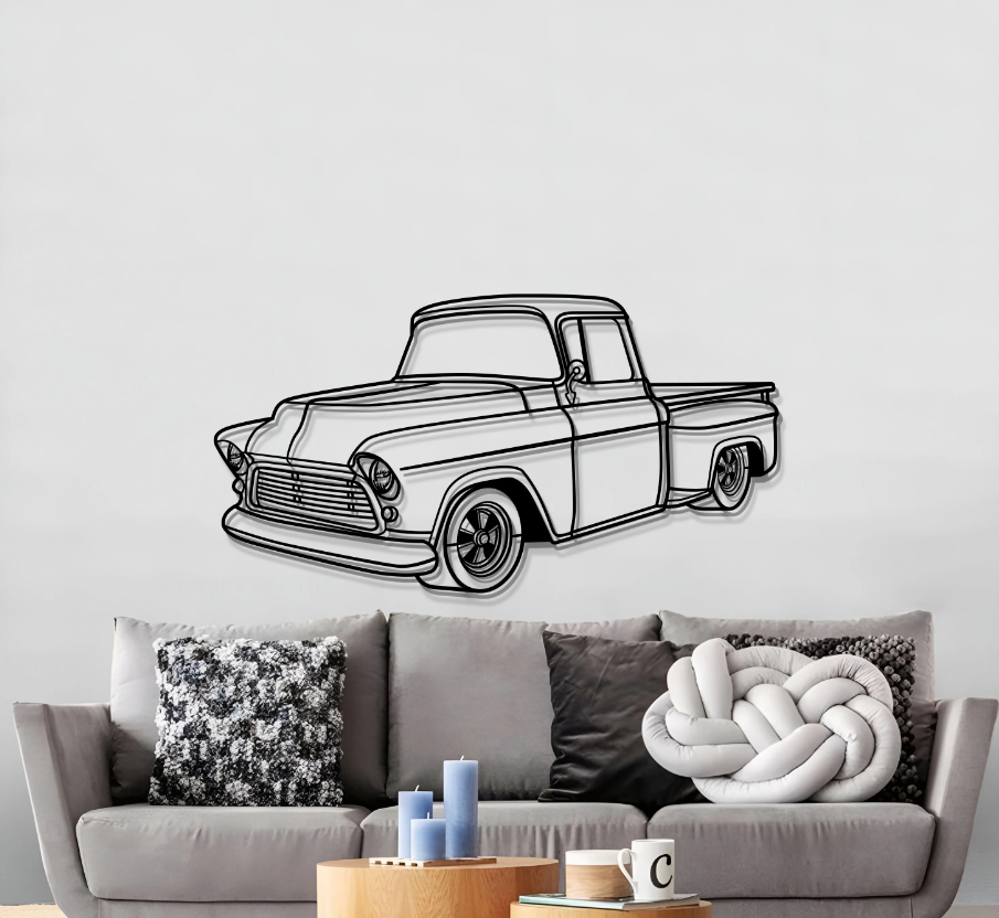 DEKORACJA ścienna Obraz Samochód CADILLAC APACHE 3100