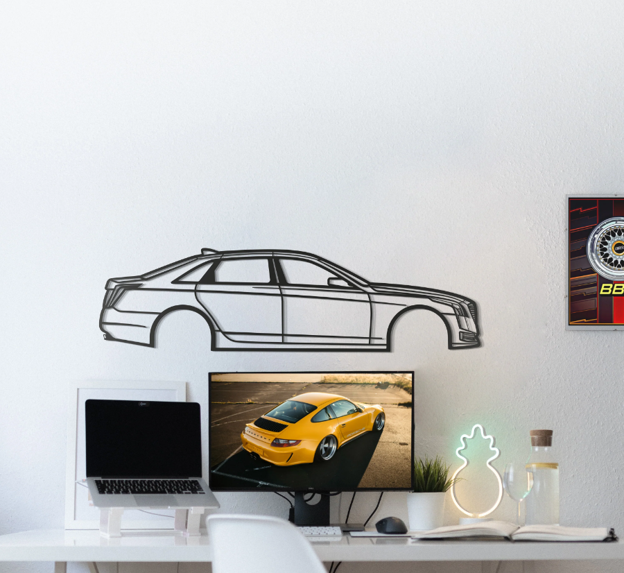 DEKORACJA ścienna Obraz Samochód CADILLAC CT-6 2018