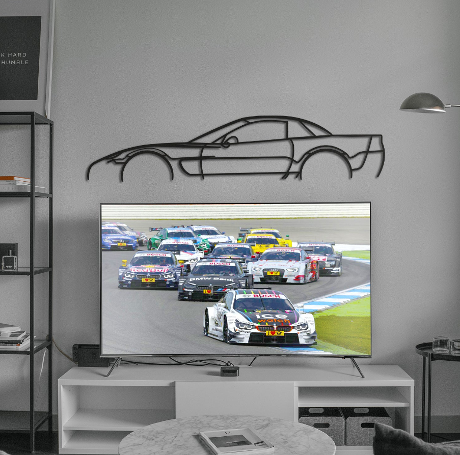 DEKORACJA ścienna Obraz Samochód CHEVROLET CORVETTE C5 Z06 2002