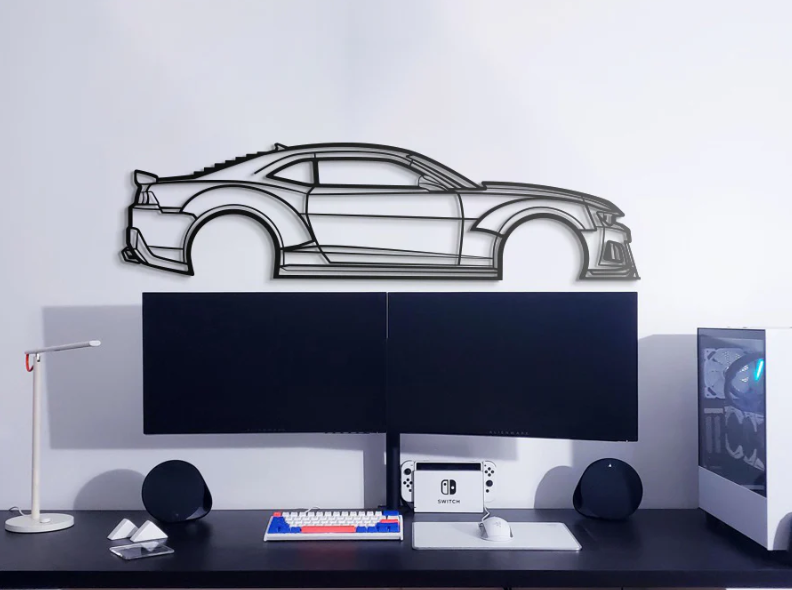 DEKORACJA ścienna Obraz Samochód CHEVROLET CAMARO Z28 WIDEBODY 2014