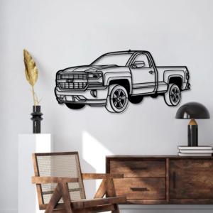 DEKORACJA ścienna Obraz Samochód CHEVROLET SILVERADO 1500 REGULAR CAB 2016