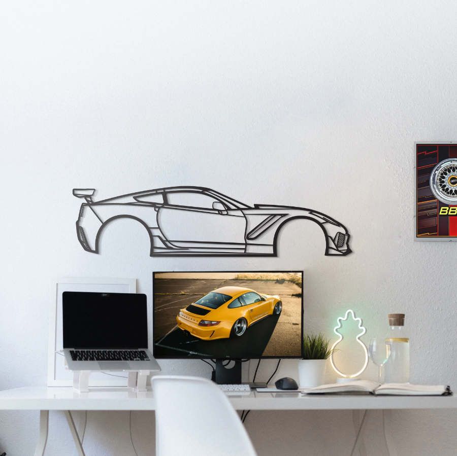 DEKORACJA ścienna Obraz Samochód CHEVROLET CORVETTE ZR1 3ZR 2019