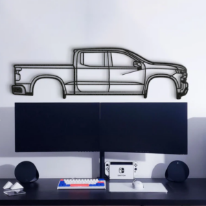 DEKORACJA ścienna Obraz Samochód CHEVROLET SILVERADO 1500 4TH GEN 2019