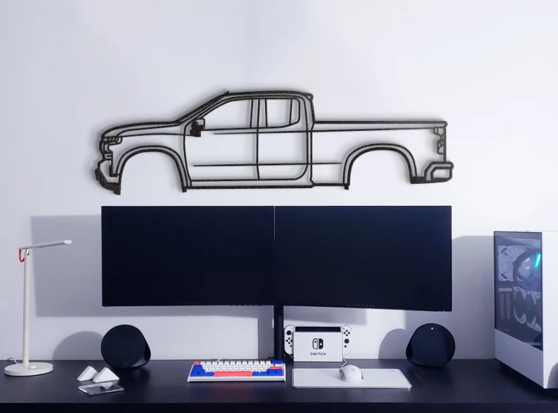DEKORACJA ścienna Obraz Samochód CHEVROLET SILVERADO 2500HD 4TH GEN 2020