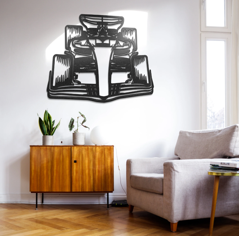 DEKORACJA ścienna Obraz Samochód FORMULA 1 FRONT VIEW 2022