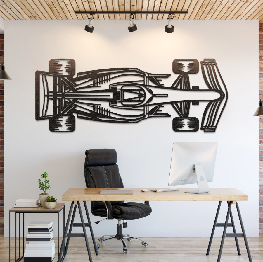 DEKORACJA ścienna Obraz Samochód FORMULA 1 TOP VIEW HORIZONTAL 2022