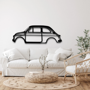 DEKORACJA ścienna Obraz Samochód FIAT 500