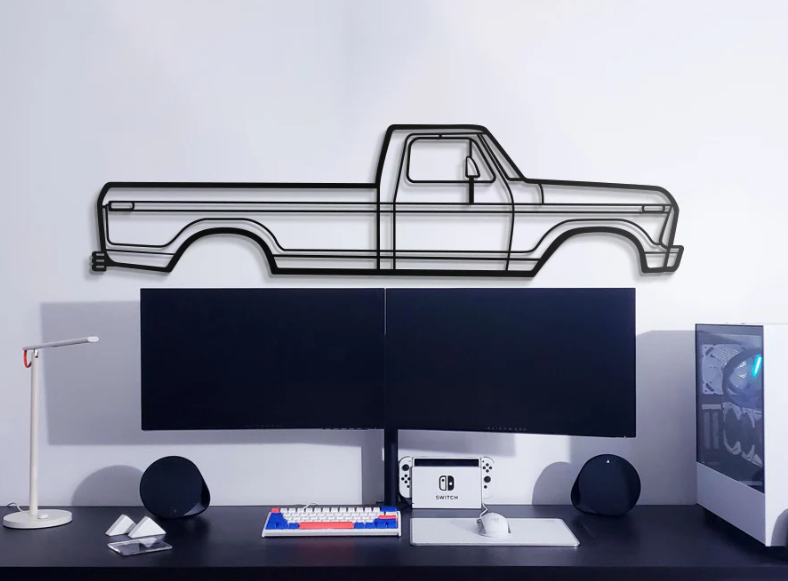 DEKORACJA ścienna Obraz Samochód FORD F-150 6TH GEN 1975