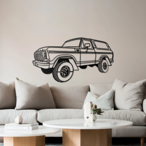 DEKORACJA ścienna Obraz Samochód FORD BRONCO PERSPECTIVE 1979