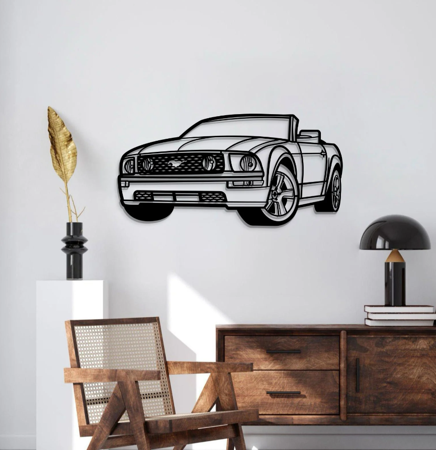 DEKORACJA ścienna Obraz Samochód FORD MUSTANG GT CONVERTIBLE 2006