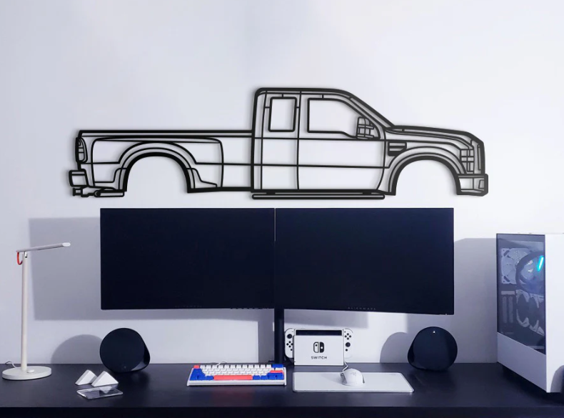 DEKORACJA ścienna Obraz Samochód FORD F-350 SUPER DUTY 2ND GEN 2008