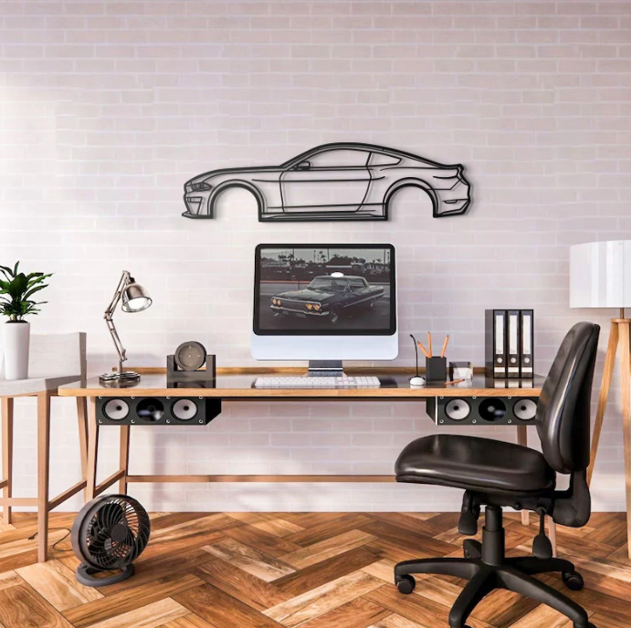 DEKORACJA ścienna Obraz Samochód FORD MUSTANG 2019