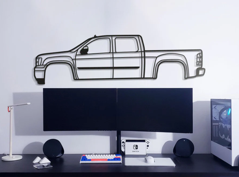 DEKORACJA ścienna Obraz Samochód GMC SIERRA 1500 3RD GEN 2013