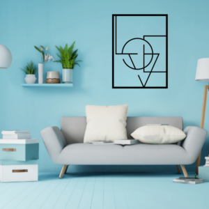 LOVE DEKORACJA PANEL ŚCIENNY NAKLEJKA OBRAZ