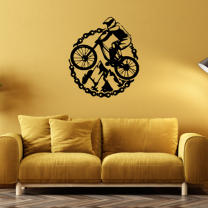 MTB ROWER DEKORACJA PANEL ŚCIENNY NAKLEJKA OBRAZ