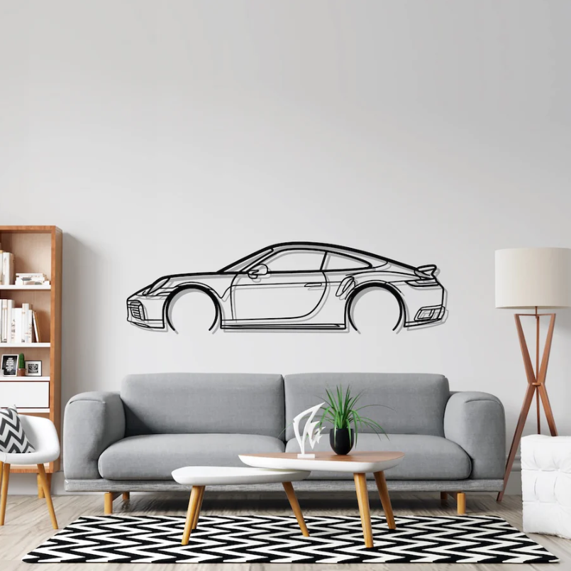 DEKORACJA ścienna Obraz samochód Porsche 911 Turbo S Model 992