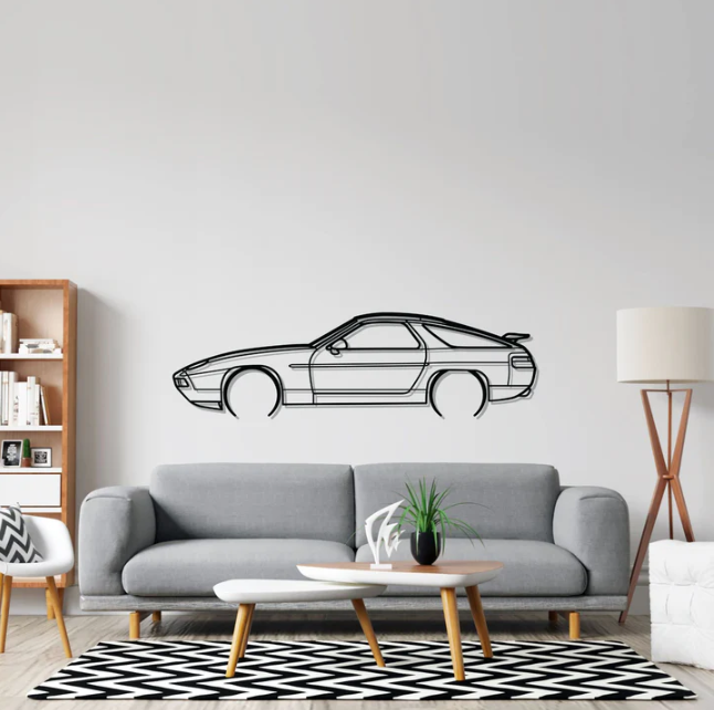 DEKORACJA ścienna Obraz samochód Porsche 928 GTS