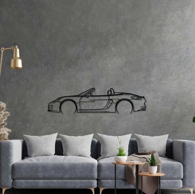 DEKORACJA ścienna Obraz samochód Porsche Boxster 981 S