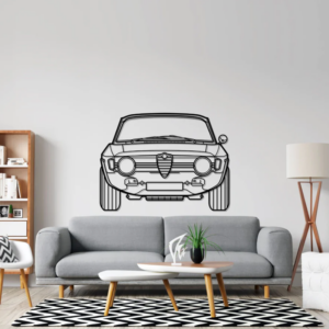 DEKORACJA ścienna Obraz samochód Alfa Romeo Giulia 1967 front