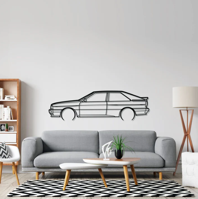 DEKORACJA ścienna Obraz samochód Audi Quattro Turbo