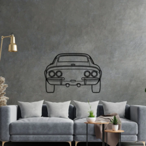 DEKORACJA ścienna Obraz Samochód Opel GT 1970 Back