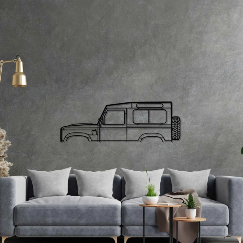 DEKORACJA ścienna Obraz Samochód Land Rover Defender 90 2010