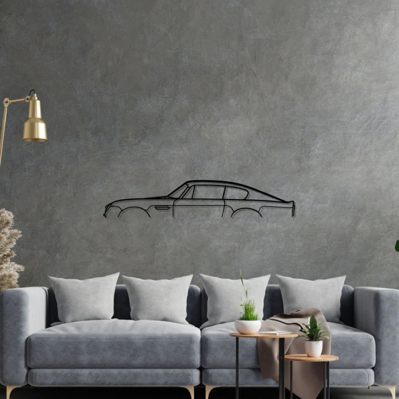 DEKORACJA ścienna Obraz Samochód Aston Martin DB6 Classic