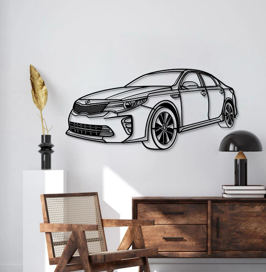 DEKORACJA ścienna Obraz Samochód HONDA OPTIMA PERSPECTIVE 2016