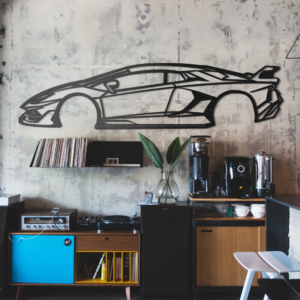 DEKORACJA ścienna Obraz Samochód LAMBORGHINI AVENTADOR SVJ 2018