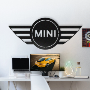 DEKORACJA ścienna Obraz Samochód MINI LOGO